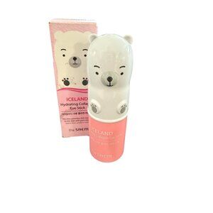 The Saem Iceland Mineral Water Hydrating Collagen Eye Stick 0.24oz Korean Rose
